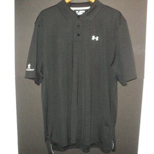 Under Armour Polo Shirt Men's 2XL Loose Black